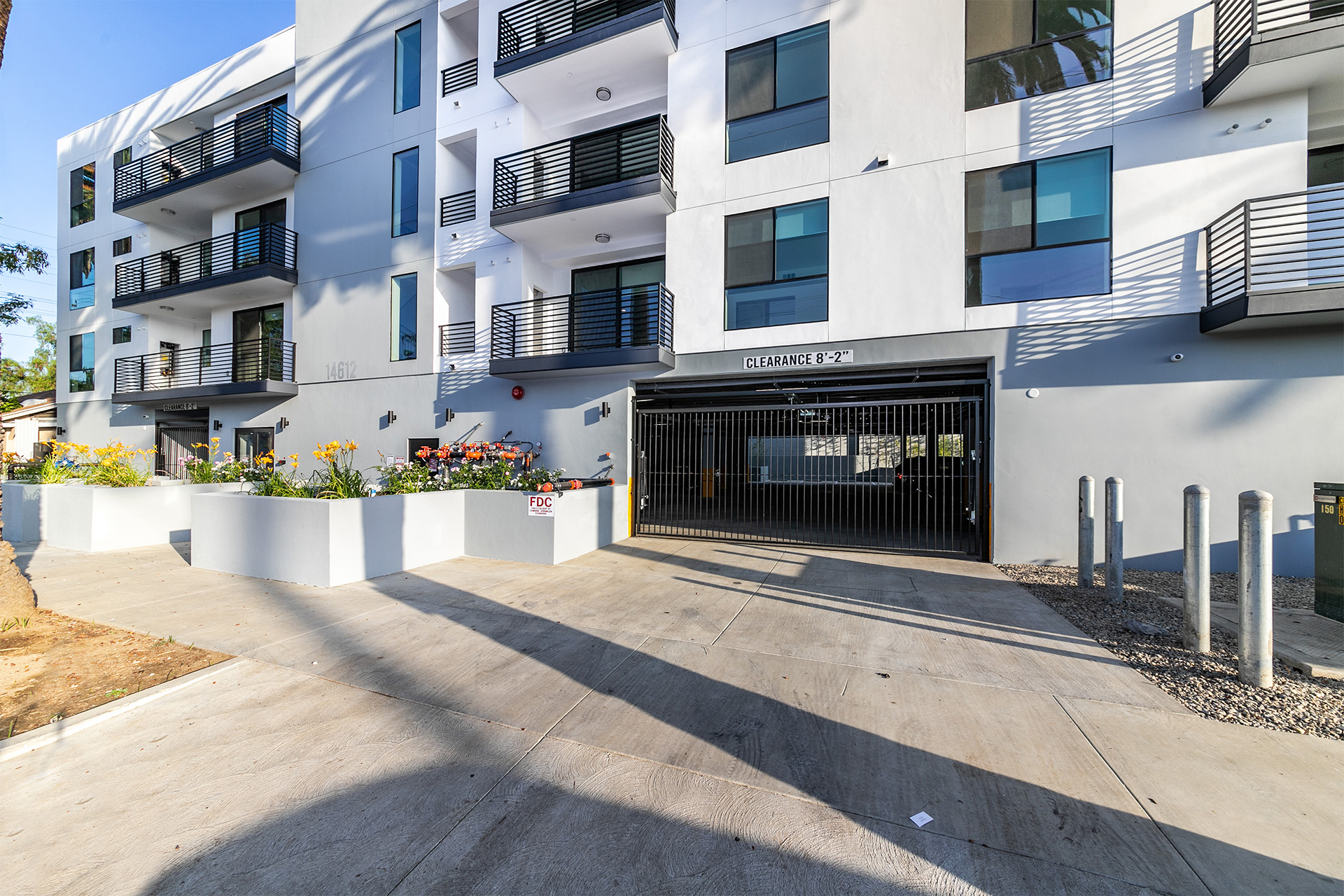 Calvert - Exterior Garage Entrance